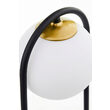 Veioza moderna aurie geometrica abajur sticla opal 1xE14/40W Igon 2044 Jupiter